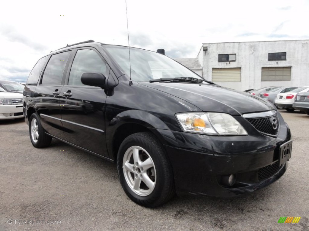 2002 MPV LX - Black Mica / Beige photo #6