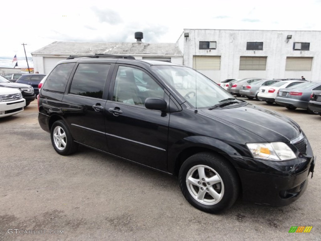 2002 MPV LX - Black Mica / Beige photo #7