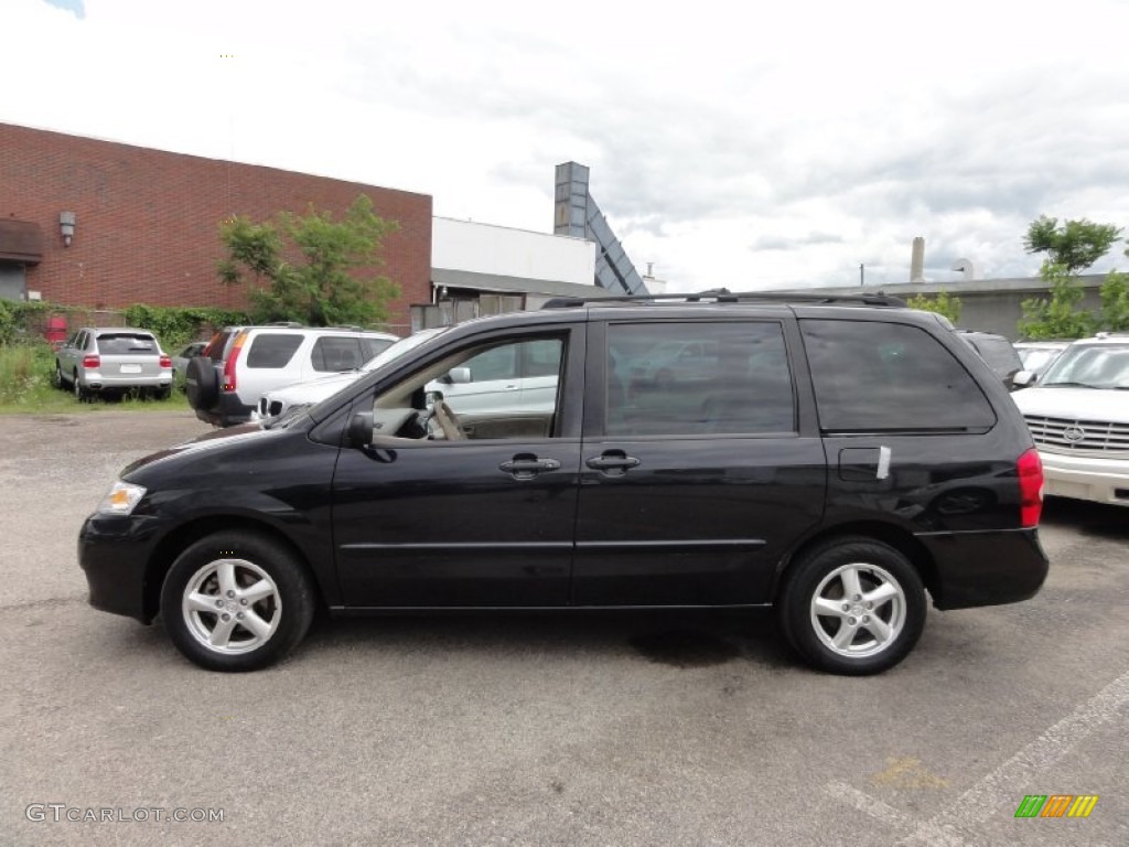 2002 MPV LX - Black Mica / Beige photo #12