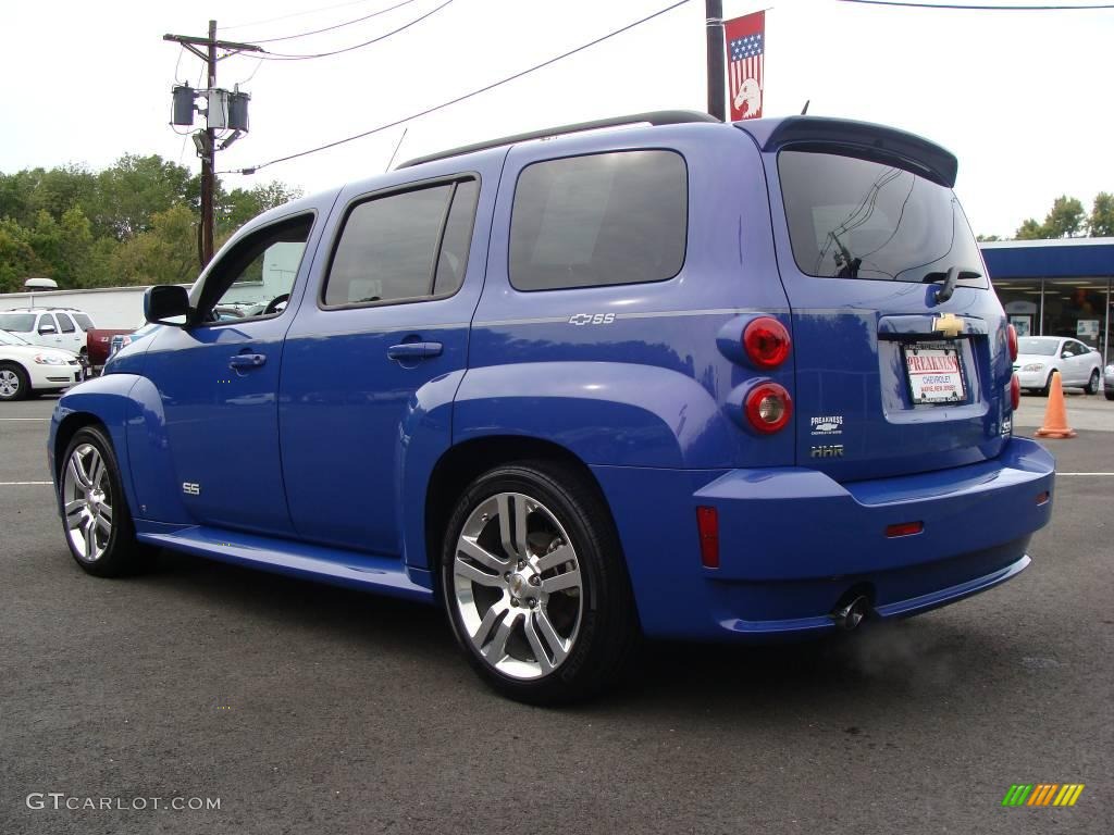 2008 HHR SS - Blue Flash Metallic / Ebony Black photo #15