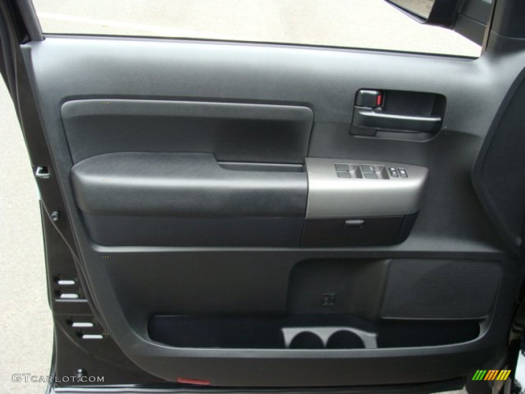 2012 Toyota Tundra TRD Sport Double Cab Black Door Panel Photo #66165440