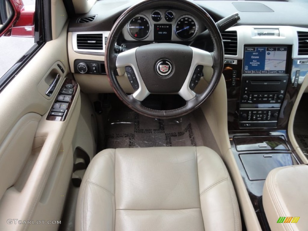 2010 Cadillac Escalade Luxury AWD Cashmere/Cocoa Dashboard Photo #66165446