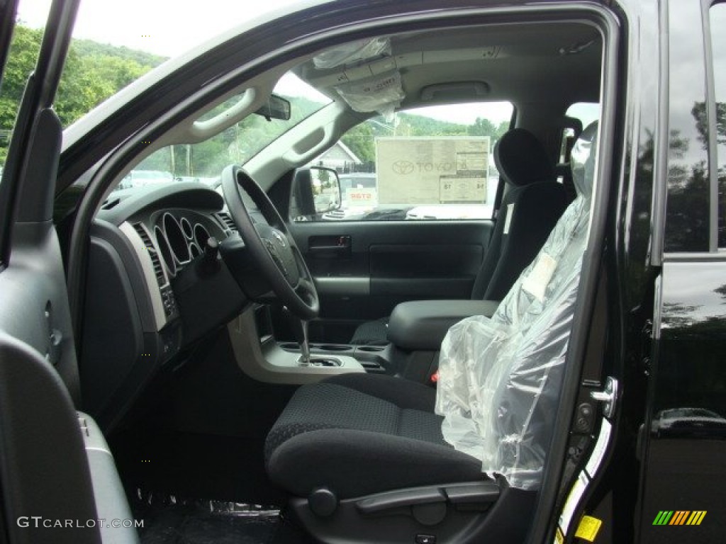 Black Interior 2012 Toyota Tundra TRD Sport Double Cab Photo #66165449