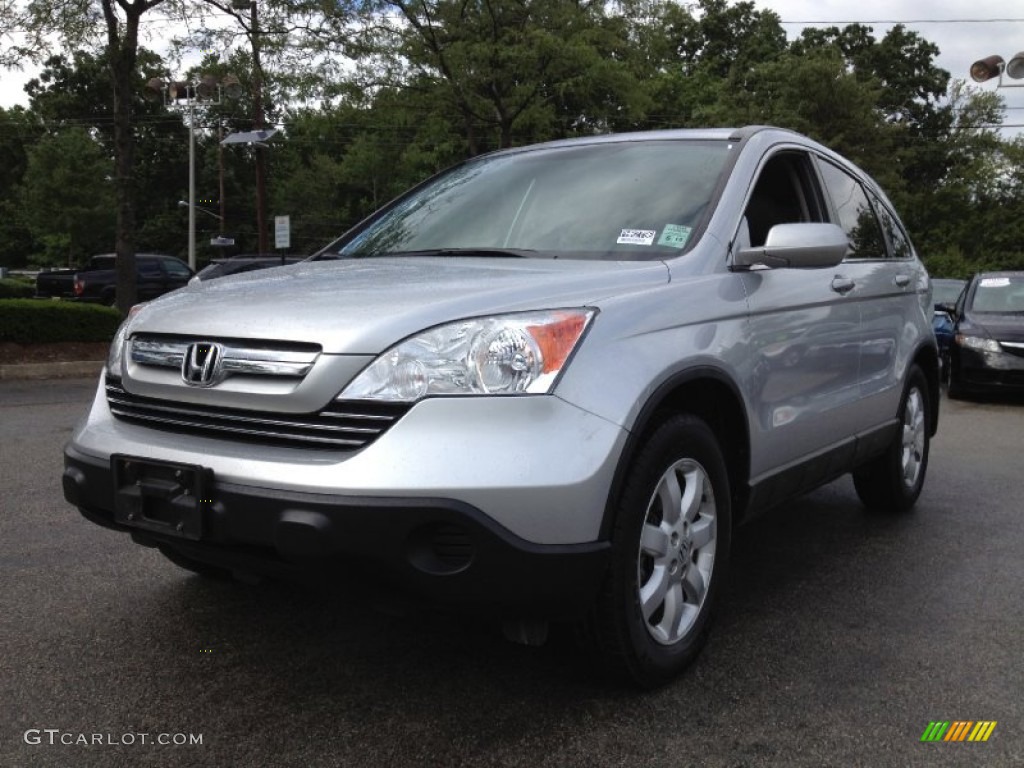 2009 CR-V EX-L 4WD - Alabaster Silver Metallic / Gray photo #5