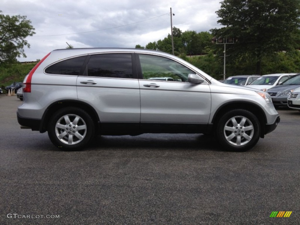 2009 CR-V EX-L 4WD - Alabaster Silver Metallic / Gray photo #8