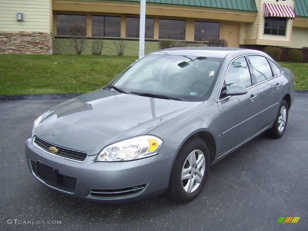 2008 Impala LS - Dark Silver Metallic / Gray photo #1
