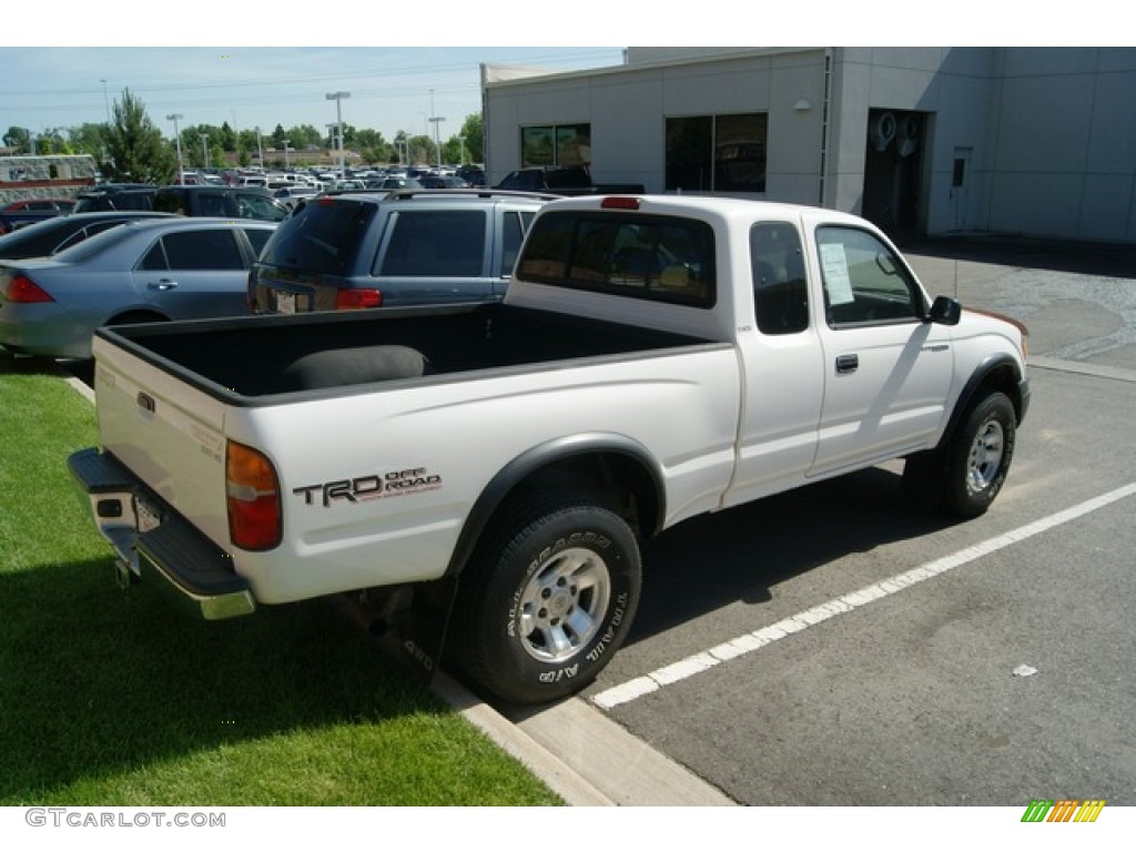 1999 Tacoma TRD Extended Cab 4x4 - Natural White / Gray photo #2