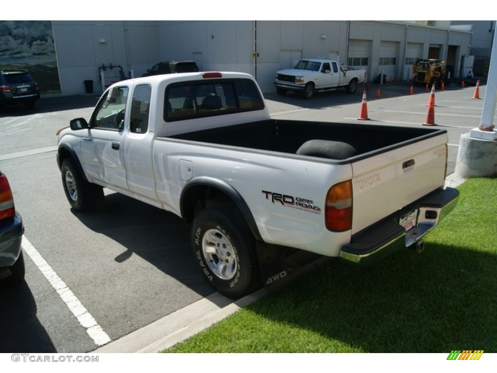 1999 Tacoma TRD Extended Cab 4x4 - Natural White / Gray photo #3