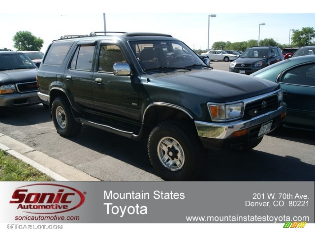 1994 4Runner SR5 4x4 - Evergreen Pearl Metallic / Beige photo #1