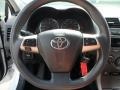 Dark Charcoal 2011 Toyota Corolla S Steering Wheel