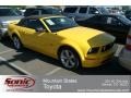 Screaming Yellow 2006 Ford Mustang GT Deluxe Convertible