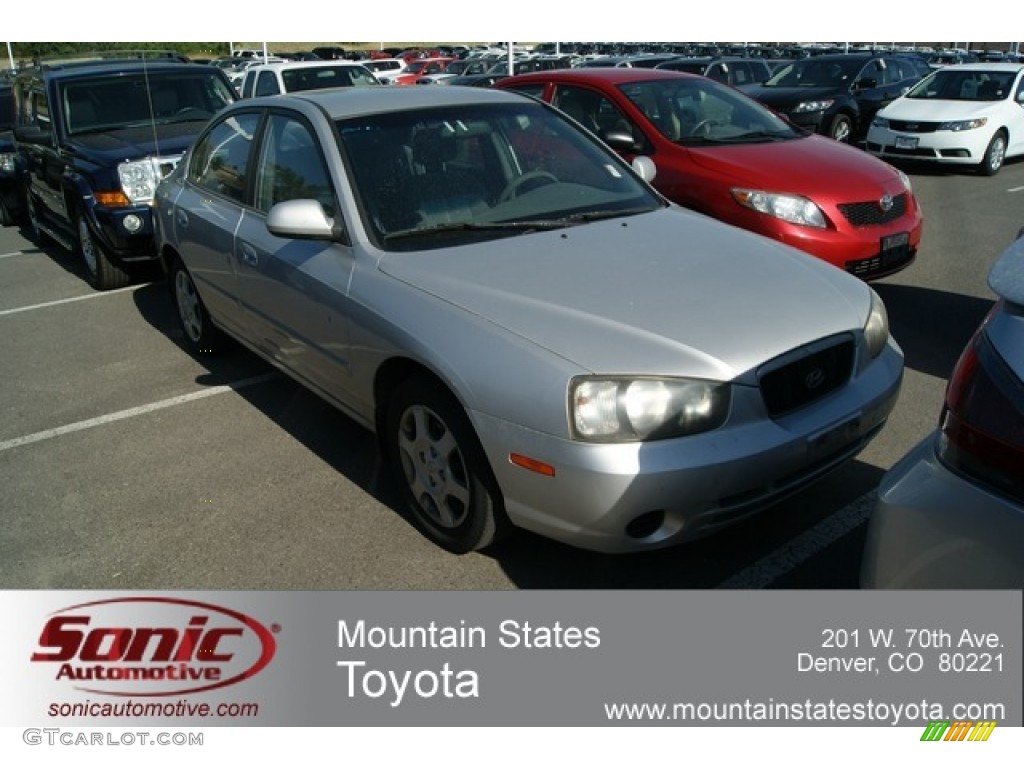 2001 Elantra GLS - Pewter / Gray photo #1