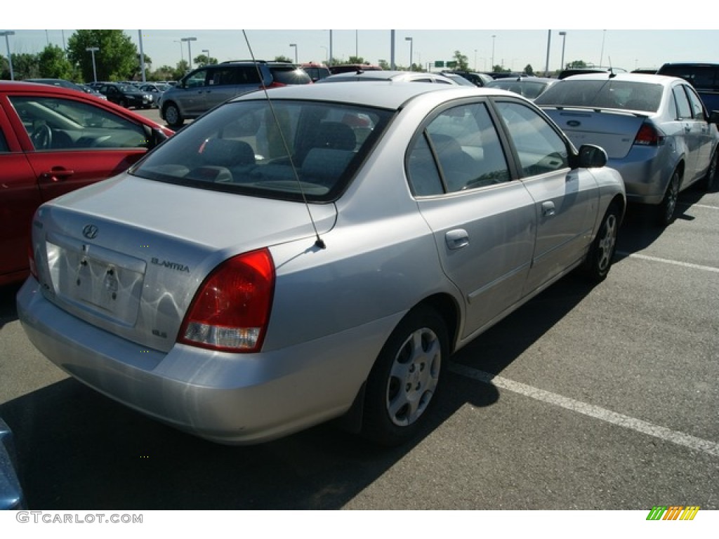 2001 Elantra GLS - Pewter / Gray photo #2