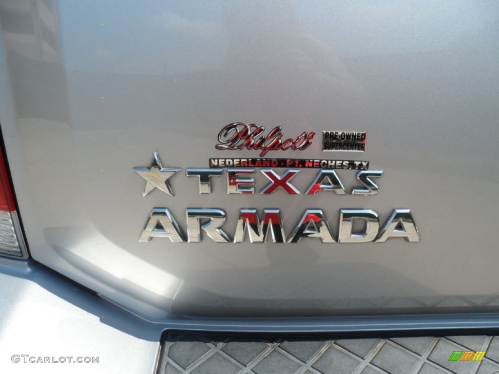 2009 Armada SE - Silver Lightning Metallic / Charcoal photo #21