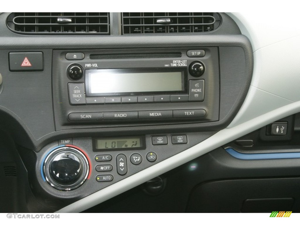2012 Toyota Prius c Hybrid Two Audio System Photo #66168336