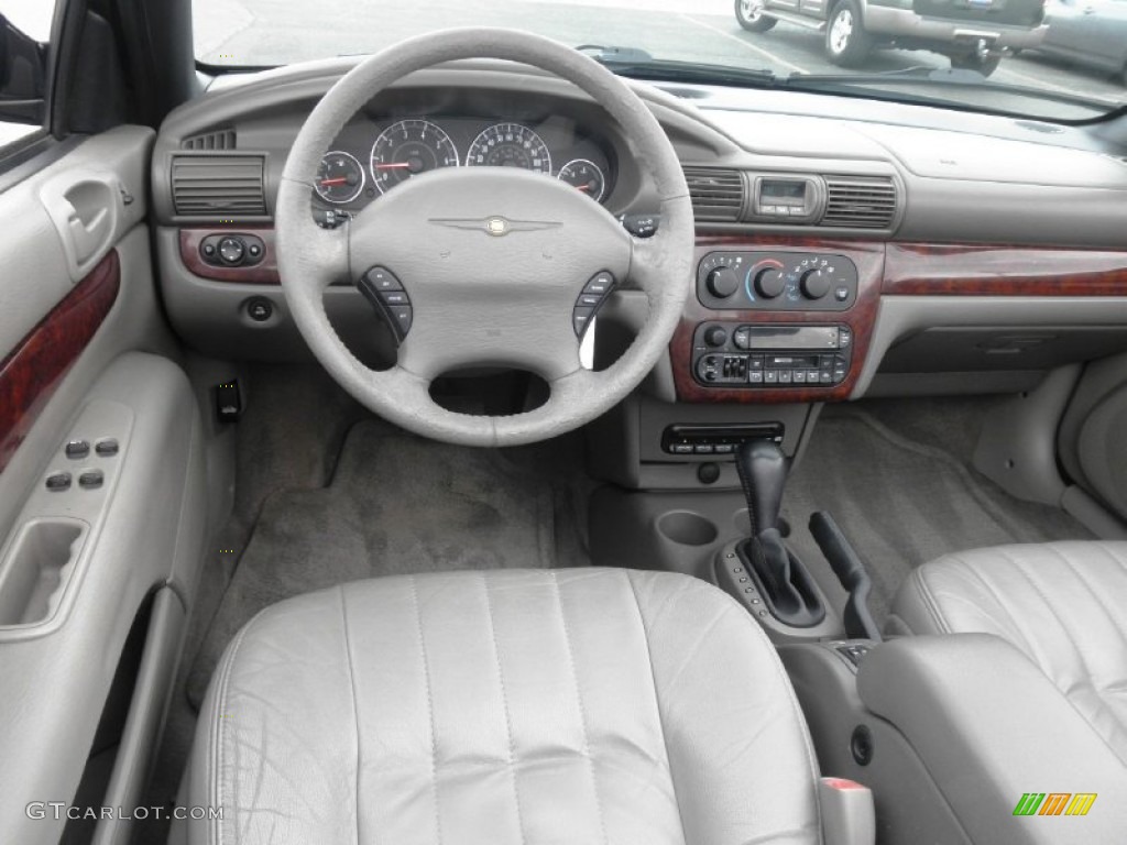 2002 Chrysler Sebring LXi Convertible Dark Slate Gray Dashboard Photo #66168641