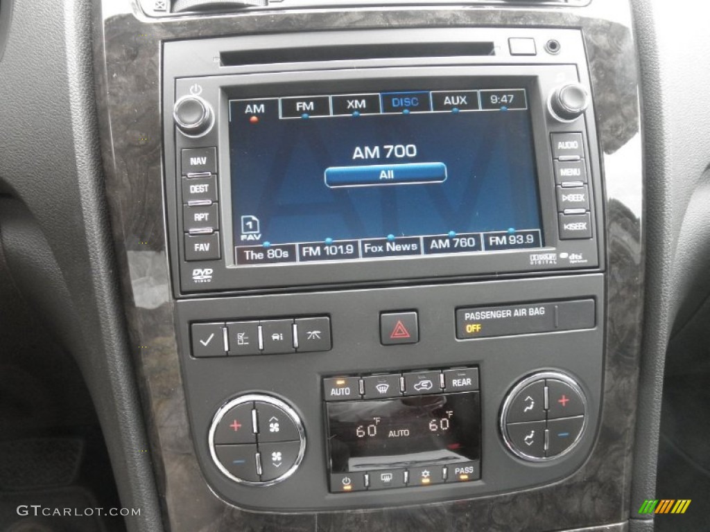 2012 GMC Acadia Denali AWD Controls Photo #66168761