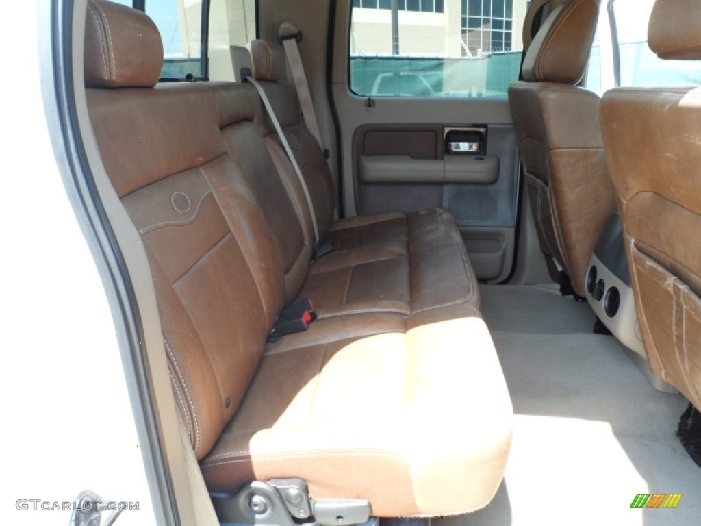 2007 F150 King Ranch SuperCrew - Oxford White / Castano Brown Leather photo #26