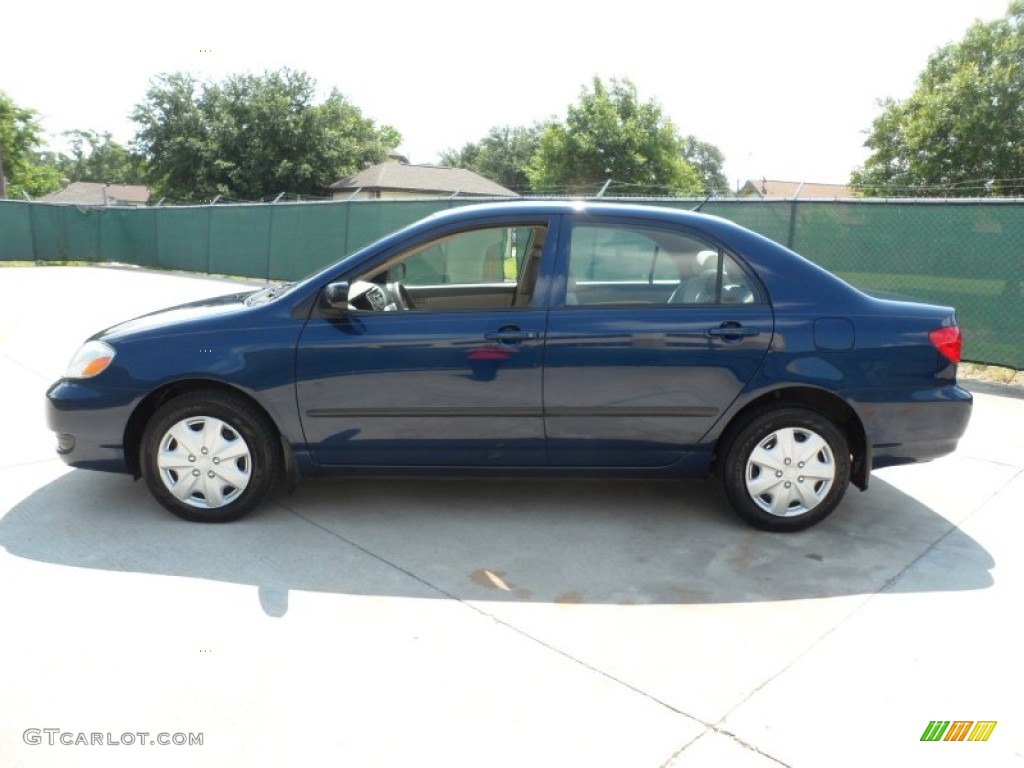 2006 Corolla CE - Indigo Ink Pearl / Beige photo #6