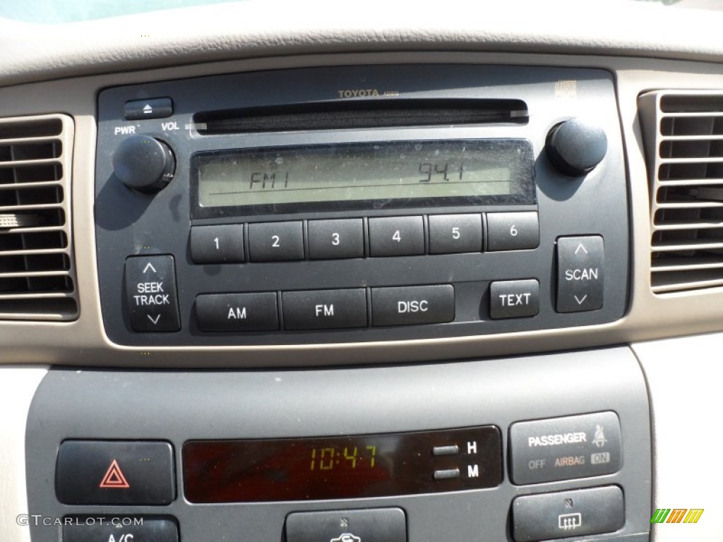 2006 Toyota Corolla CE Audio System Photo #66169635