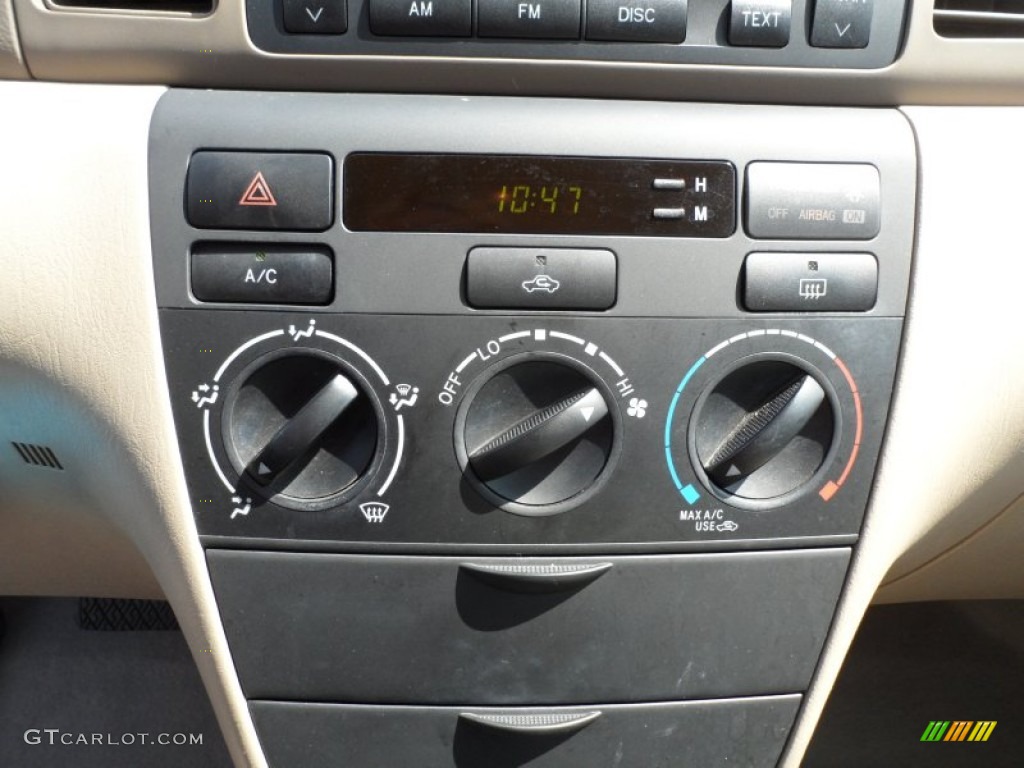 2006 Toyota Corolla CE Controls Photo #66169643