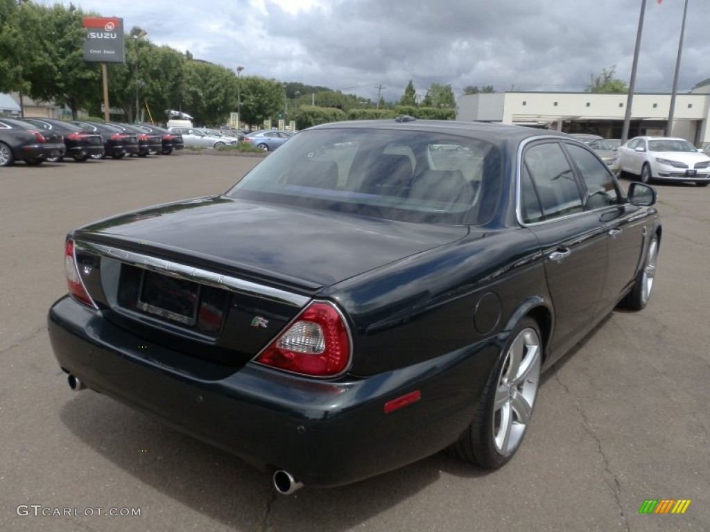 2008 XJ XJR - Botanical Green / Black photo #4