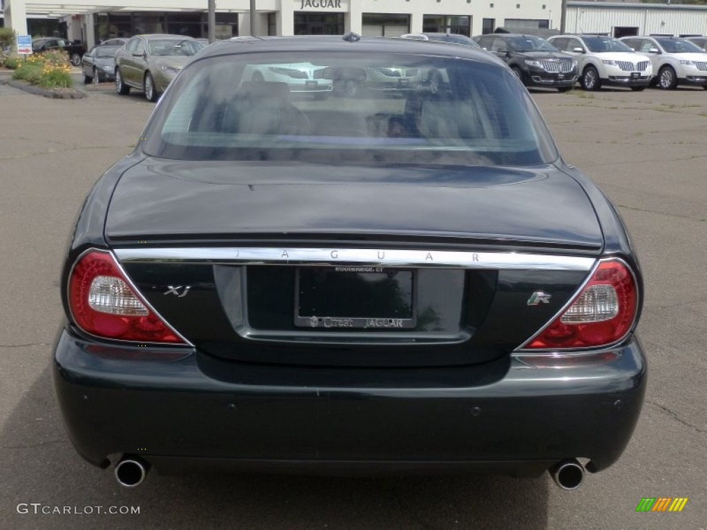 2008 XJ XJR - Botanical Green / Black photo #5
