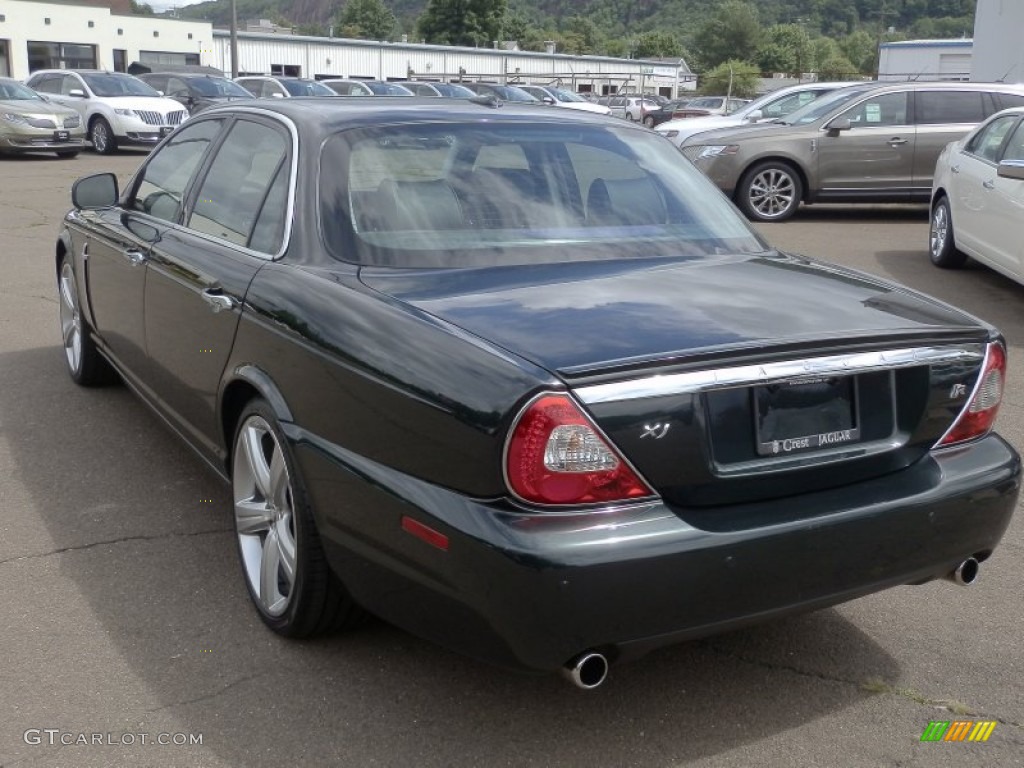 2008 XJ XJR - Botanical Green / Black photo #6