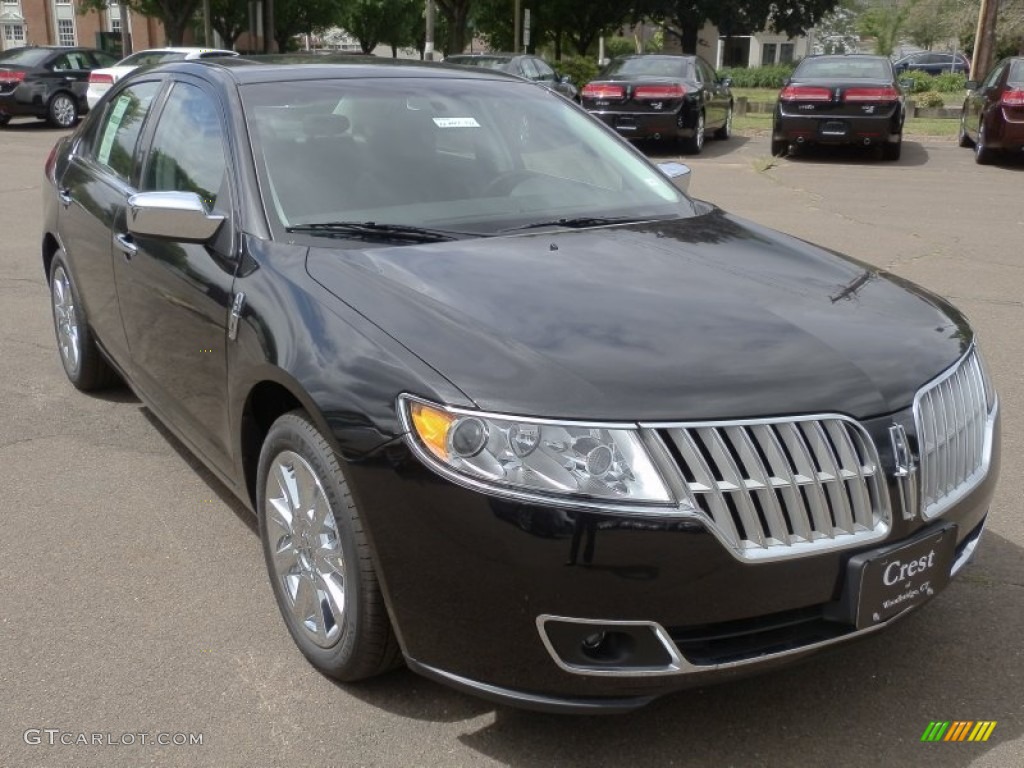 2012 MKZ AWD - Tuxedo Black Metallic / Dark Charcoal photo #3