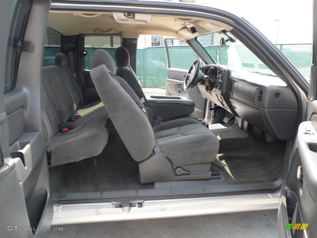 2005 Silverado 1500 LS Extended Cab - Silver Birch Metallic / Dark Charcoal photo #20