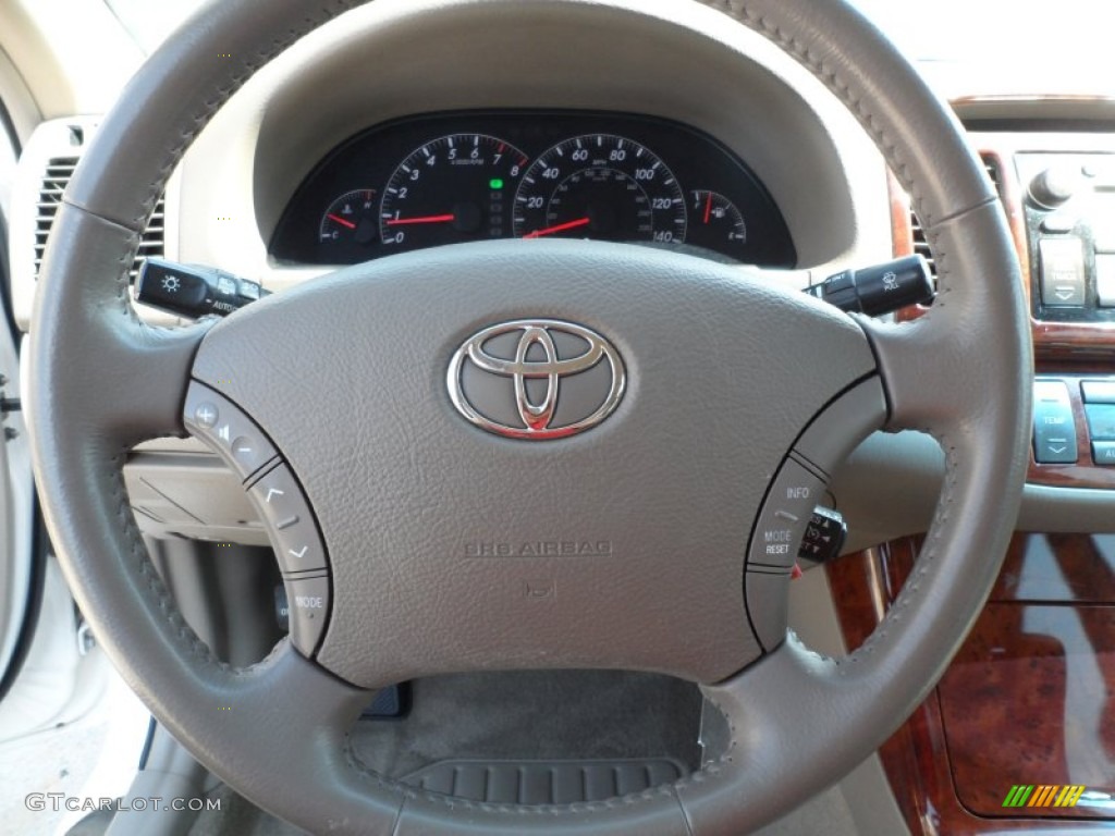2005 Camry XLE V6 - Super White / Taupe photo #44