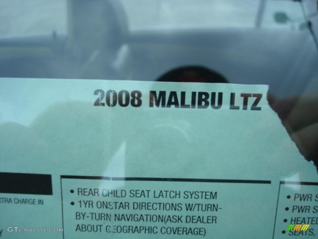 2008 Malibu LTZ Sedan - Red Jewel Tint Coat / Cocoa/Cashmere Beige photo #42