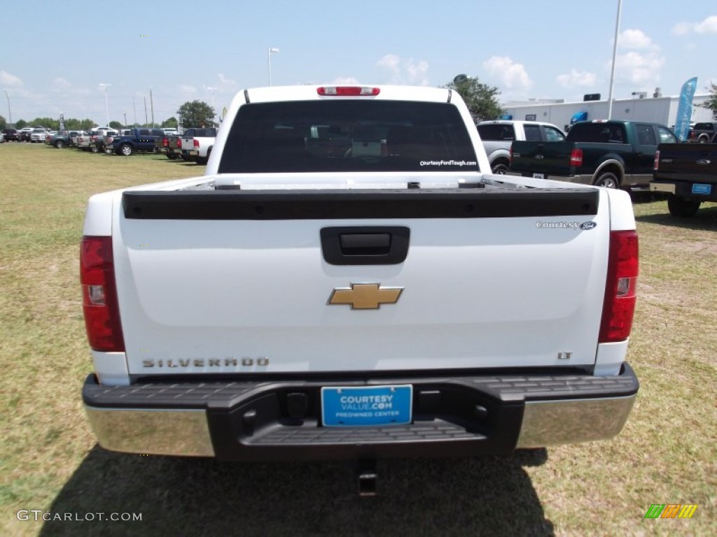 2008 Silverado 1500 LT Crew Cab - Summit White / Ebony photo #3