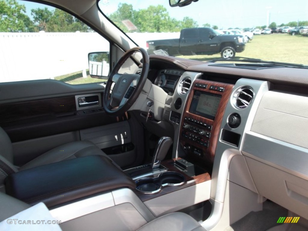 2010 F150 Platinum SuperCrew - Ingot Silver Metallic / Medium Stone Leather/Sienna Brown photo #6