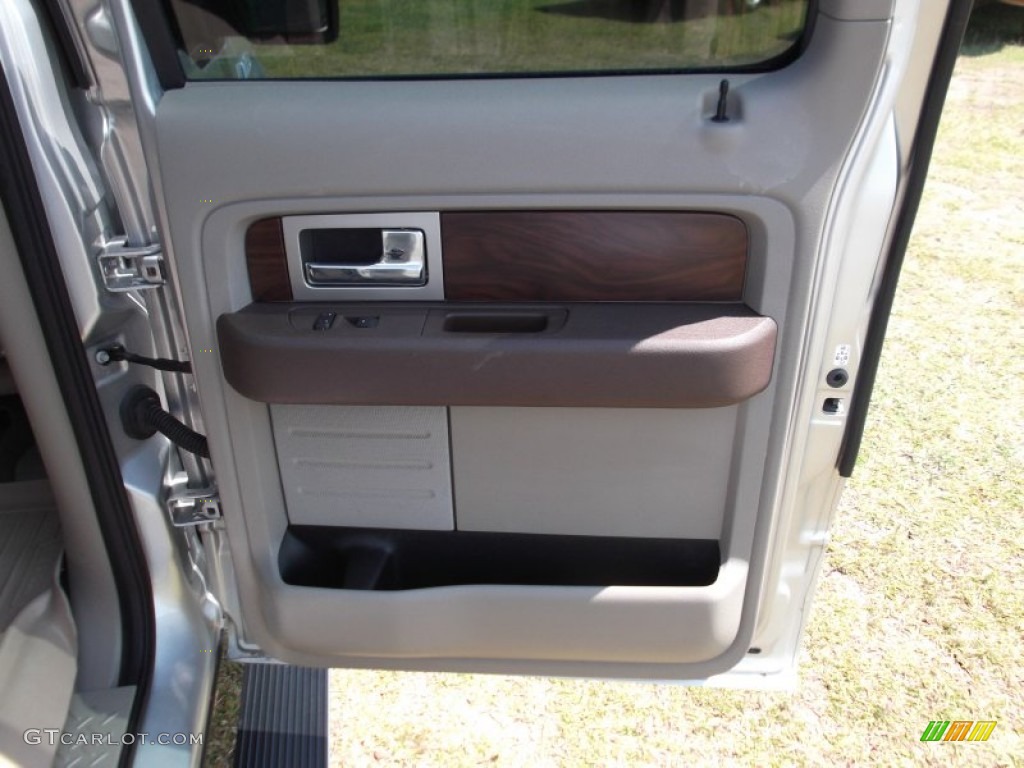 2010 F150 Platinum SuperCrew - Ingot Silver Metallic / Medium Stone Leather/Sienna Brown photo #10