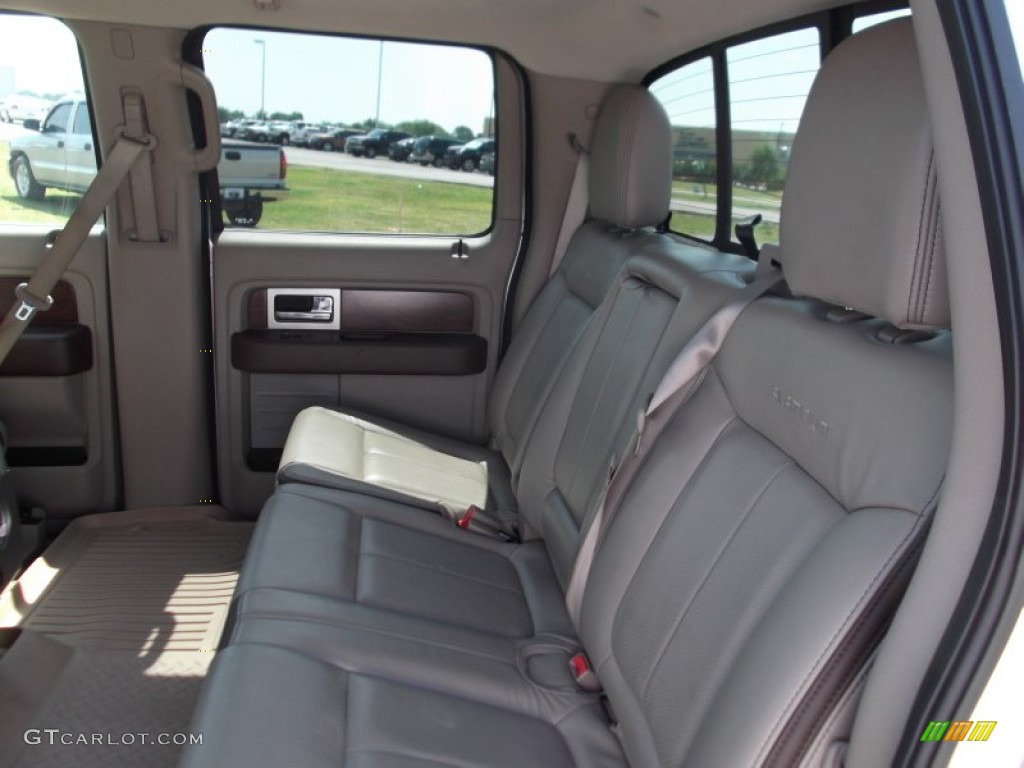 2010 F150 Platinum SuperCrew - Ingot Silver Metallic / Medium Stone Leather/Sienna Brown photo #11