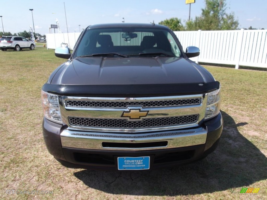 2010 Silverado 1500 LT Extended Cab - Taupe Gray Metallic / Ebony photo #2