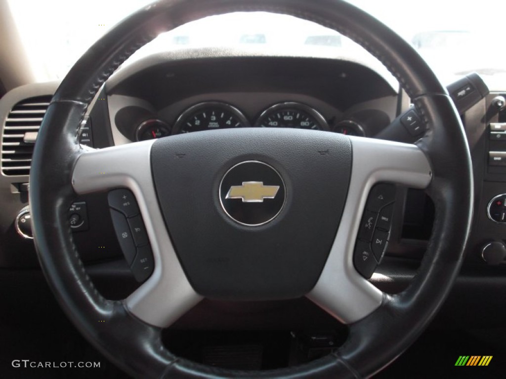 2010 Silverado 1500 LT Extended Cab - Taupe Gray Metallic / Ebony photo #14