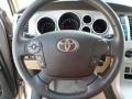 Beige 2007 Toyota Tundra Limited CrewMax 4x4 Steering Wheel