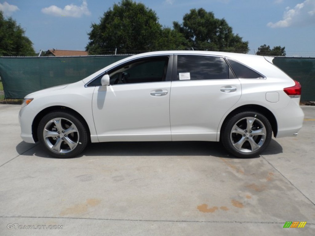 2012 Venza Limited - Blizzard White Pearl / Ivory photo #6