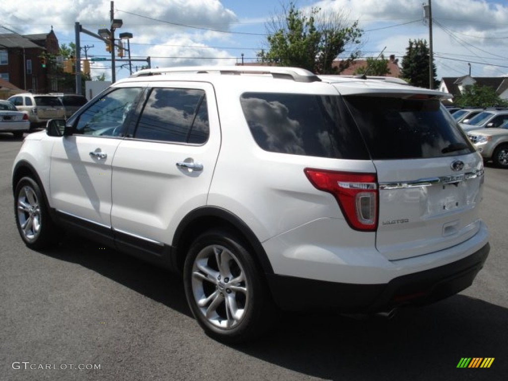 2011 Explorer Limited 4WD - White Platinum Tri-Coat / Pecan/Charcoal photo #11