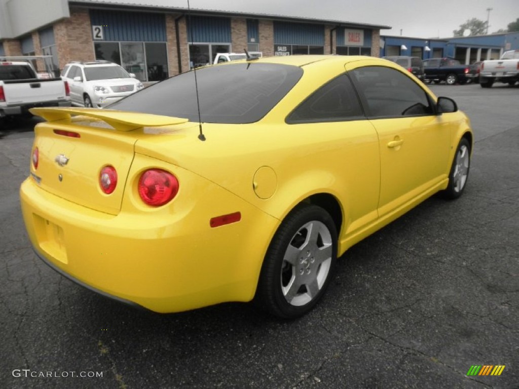 Rally Yellow 2008 Chevrolet Cobalt Sport Coupe Exterior Photo #66175403