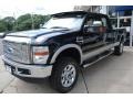 2008 Black Ford F250 Super Duty Lariat Crew Cab 4x4  photo #1