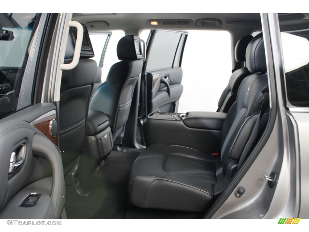 Graphite Interior 2011 Infiniti QX 56 4WD Photo #66178061