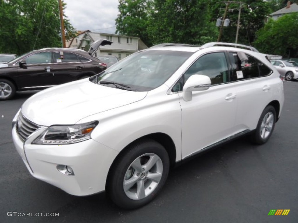 2013 RX 350 AWD - Starfire White Pearl / Saddle Tan/Espresso Birds Eye Maple photo #8