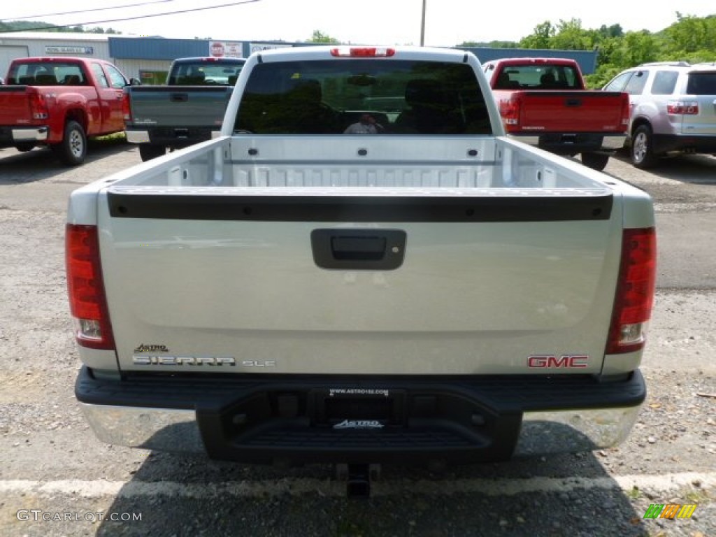 2012 Sierra 1500 SLE Extended Cab 4x4 - Quicksilver Metallic / Ebony photo #6