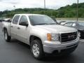 2009 Silver Birch Metallic GMC Sierra 1500 SLE Crew Cab 4x4  photo #4