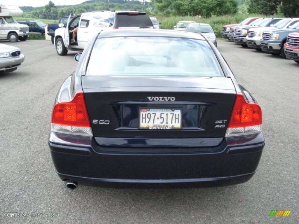 2007 S60 2.5T AWD - Barents Blue Metallic / Taupe/Light Taupe photo #5