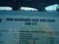 2008 Black Chevrolet Silverado 1500 LTZ Crew Cab 4x4  photo #43