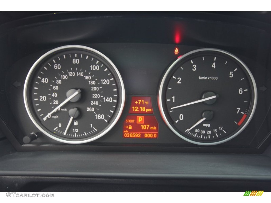 2009 5 Series 535i Sedan - Platinum Grey Metallic / Black photo #44